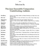 Name: The Jazz Ensemble Companion Listing of Authors