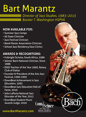 Bart Marantz Downbeat Ad September 2016